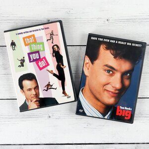 Vintage Tom Hanks DVD Movie Bundle - 2001 Big  & That Thing You Do